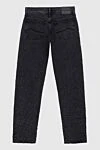 Jacob Cohen Gray women's jeans with rhinestones and rips - contrasting seams, holes. three front pockets, two back pockets. 100% cotton. zipper, buttons. Country of manufacture: Italy. Care: specialized cleaning - photo 7