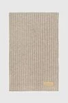 Billionaire Beige cashmere scarf for men - stripes. 100% cashmere. Country of manufacture: Italy. Care: specialized cleaning - photo 1