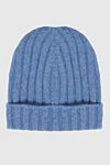 Gran Sasso Cashmere hat blue for men - 100% cashmere. Country of manufacture: Italy. Care: specialized cleaning - photo 1