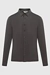 Gran Sasso Brown cotton shirt for men - 100% cotton. Closure: buttons. Country of manufacture: Italy. Care: specialized cleaning - photo 1