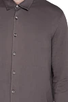 Gran Sasso Brown cotton shirt for men - 100% cotton. Closure: buttons. Country of manufacture: Italy. Care: specialized cleaning - photo 5