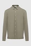 Gran Sasso Beige cotton shirt for men - 100% cotton. Closure: buttons. Country of manufacture: Italy. Care: specialized cleaning - photo 1