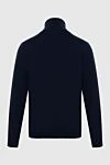 Cashmere blue men's golf Gran Sasso - 100% cashmere. Country of manufacture: Italy. Care: specialized cleaning - photo 6