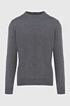 Gran Sasso Cashmere jumper gray for men - 100% cashmere. Country of manufacture: Italy. Care: specialized cleaning - photo 1