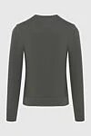 Green cotton jumper. men's Gran Sasso - 100% cotton. Country of manufacture: Italy. Care: specialized cleaning - photo 6