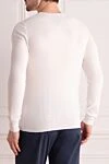 White cotton jumper for men Gran Sasso - 100% cotton. Country of manufacture: Italy. Care: specialized cleaning - photo 4