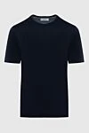 Gran Sasso Cotton blue T-shirt for men - 100% cotton. Country of manufacture: Italy. Care: specialized cleaning - photo 1