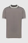 Gran Sasso Beige cotton T-shirt for men - 100% cotton. Country of manufacture: Italy. Care: specialized cleaning - photo 1