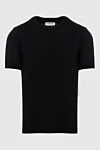 Gran Sasso Black cotton T-shirt for men - 100% cotton. Country of manufacture: Italy. Care: specialized cleaning - photo 1