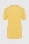 Linen yellow T-shirt for men Gran Sasso - 100% linen. Country of manufacture: Italy. Care: specialized cleaning - photo 6