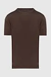 Gran Sasso Linen brown T-shirt for men - 100% linen. Country of manufacture: Italy. Care: specialized cleaning - photo 1