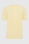 Linen yellow T-shirt for men Gran Sasso - 100% linen. Country of manufacture: Italy. Care: specialized cleaning - photo 6