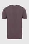 Gran Sasso Linen pink T-shirt for men - 100% linen. Country of manufacture: Italy. Care: specialized cleaning - photo 7