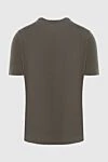 Linen beige T-shirt for men Gran Sasso - 97% linen, 3% elastane. Country of manufacture: Italy. Care: specialized cleaning - photo 6