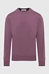 Gran Sasso Cotton pink jumper for men - 100% cotton. Country of manufacture: Italy. Care: specialized cleaning - photo 1