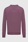 Cotton pink jumper for men Gran Sasso - 100% cotton. Country of manufacture: Italy. Care: specialized cleaning - photo 6