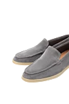 Cesare di Napoli Gray suede loafers for men - 100% suede. Country of manufacture: Italy. Care: specialized cleaning - photo 5