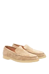 Cesare di Napoli Beige suede loafers for men - 100% suede. Country of manufacture: Italy. Care: specialized cleaning - photo 3