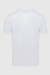 White cotton T-shirt for men Stefano Ricci - logo print. 100% cotton. Country of manufacture: Italy. Care: specialized cleaning - photo 6