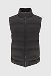 Loro Piana Brown cashmere vest for men - 100% cashmere. Closure: Zipper. Two side pockets, two inside pockets. Insulation: Down, feather. Country of manufacture: Italy. Care: specialized cleaning - photo 1