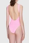 Swimsuit made of nylon and elastane pink for women Hunza G - 96% nylon, 4% elastane. Country of manufacture: Italy. Care: specialized cleaning - photo 4