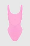 Swimsuit made of nylon and elastane pink for women Hunza G - 96% nylon, 4% elastane. Country of manufacture: Italy. Care: specialized cleaning - photo 6