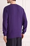 Джемпер з кашеміру фіолетовий чоловічий Stefano Ricci - 100% кашемір. Країна виробник: Італія. Догляд: спеціалізоване чищення - фото 4
