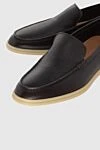 Cesare di Napoli Brown leather loafers for men - contrasting white sole. 100% leather. Insole: leather. Country of manufacture: Italy. Care: specialized cleaning - photo 5