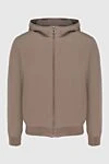 Seraphin Nylon jacket beige for men - Hood. 100% nylon. Closure: Zipper. Two side pockets. Country of manufacture: Italy. Care: specialized cleaning - photo 1