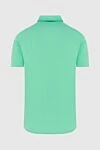 Loro Piana Green cotton polo for men - 100% cotton. Buttons. Country of manufacture: Italy. Care: specialized cleaning - photo 5