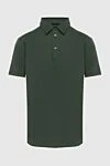 Loro Piana Green cotton polo for men - 100% cotton. Buttons. Country of manufacture: Italy. Care: specialized cleaning - photo 1