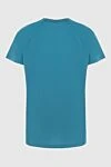 Blue cotton T-shirt for men Loro Piana - 100% cotton. Country of manufacture: Italy. Care: specialized cleaning - photo 6