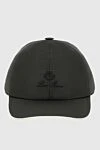 Loro Piana Cap made of gray polyamide for men - Contrasting logo embroidery. 100% polyamide. Country of manufacture: Italy. Care: specialized cleaning - photo 1