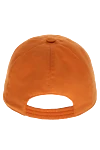 Orange polyamide cap for men Loro Piana - Contrasting logo embroidery. 100% polyamide. Country of manufacture: Italy. Care: specialized cleaning - photo 4