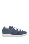 Kiton Gray nubuck sneakers for men - decorative stitching. 100% nubuck. laces. Country of manufacture: Italy. Care: specialized cleaning - photo 1