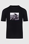 Limitato Black cotton T-shirt for men - print. 100% cotton. Country of manufacture: Italy. Care: specialized cleaning - photo 1