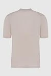 Beige cotton T-shirt for men Limitato - print. 100% cotton. Country of manufacture: Italy. Care: specialized cleaning - photo 6