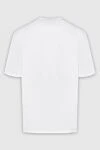 White cotton T-shirt for men Limitato - print. 100% cotton. Country of manufacture: Italy. Care: specialized cleaning - photo 6