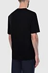 Black cotton T-shirt for men Limitato - print. 100% cotton. Country of manufacture: Italy. Care: specialized cleaning - photo 4