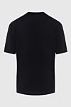 Black cotton T-shirt for men Limitato - print. 100% cotton. Country of manufacture: Italy. Care: specialized cleaning - photo 6