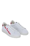 Kiton White men's textile sneakers - Logo. 100% textile. laces. Country of manufacture: Italy. Care: specialized cleaning - photo 3