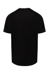 Black cotton T-shirt Tombolini - 100% cotton. White logo. Country of manufacture: Italy. Care: specialized cleaning - photo 6