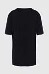 Women's linen black long t-shirt Isabel Marant - logo print. 100% linen. Country of manufacture: Italy. Care: specialized cleaning - photo 6