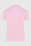 Pink cotton T-shirt for women Lanvin - logo print. 100% cotton. Country of manufacture: Italy. Care: specialized cleaning - photo 6