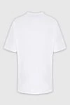 White cotton T-shirt for men Dolce & Gabbana - logo. 100% cotton. Country of manufacture: Italy. Care: specialized cleaning - photo 6