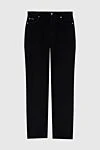 Dolce & Gabbana Women's black jeans with a loose fit - contrasting buttons. three side pockets, two back pockets. 100% cotton. zipper, buttons. Country of manufacture: Italy. Care: specialized cleaning - photo 1