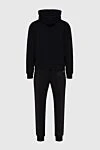 Dolce & Gabbana Men's cotton sports suit, black - Brand Logo Patch. Hood. 100% cotton. Closure: Drawstring, zipper. Four side pockets. Country of manufacture: Italy. Care: specialized cleaning - photo 7