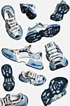 Dolce & Gabbana Blue sneakers for men - logo. 70% polyamide, 20% genuine leather, 10% polyurethane. lacing. Country of manufacture: Italy. Care: specialized cleaning - photo 7