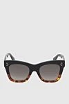 Celine Women's sunglasses in retro cat-eye shape - Logo. UV protection. acetate. dark. Country of manufacture: Italy. Care: specialized cleaning - photo 1