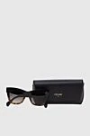 Celine Women's sunglasses in retro cat-eye shape - Logo. UV protection. acetate. dark. Country of manufacture: Italy. Care: specialized cleaning - photo 5